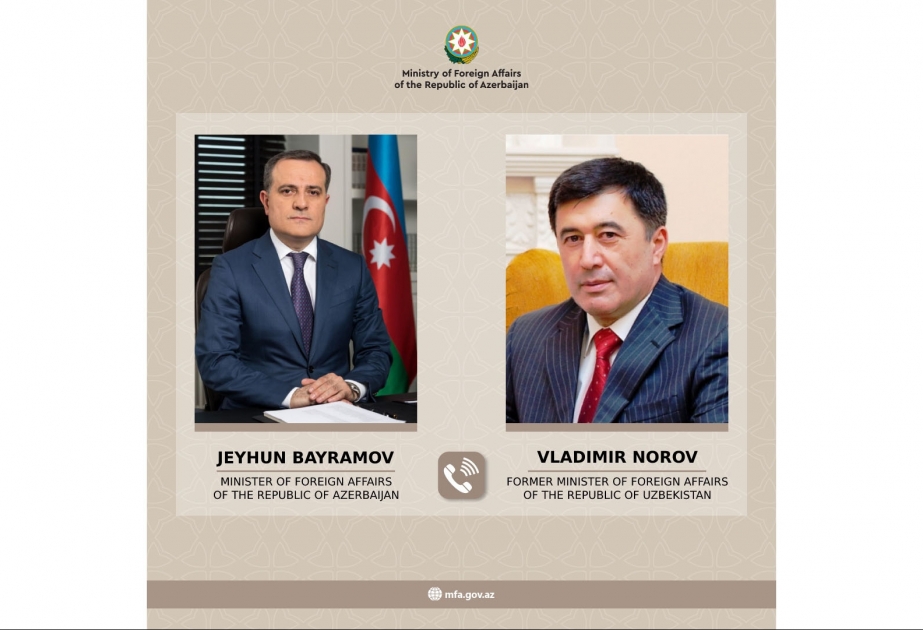Azərbaycanın XİN rəhbəri ilə keçmiş özbəkistanlı həmkarı arasında telefon danışığı olub