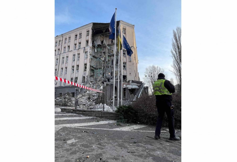 Kiyevə raket hücumu nəticəsində yaponiyalı jurnalist xəsarət alıb