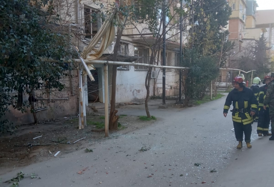 Nəsimi rayonunda qaz sızması nəticəsində mənzildə partlayış baş verib