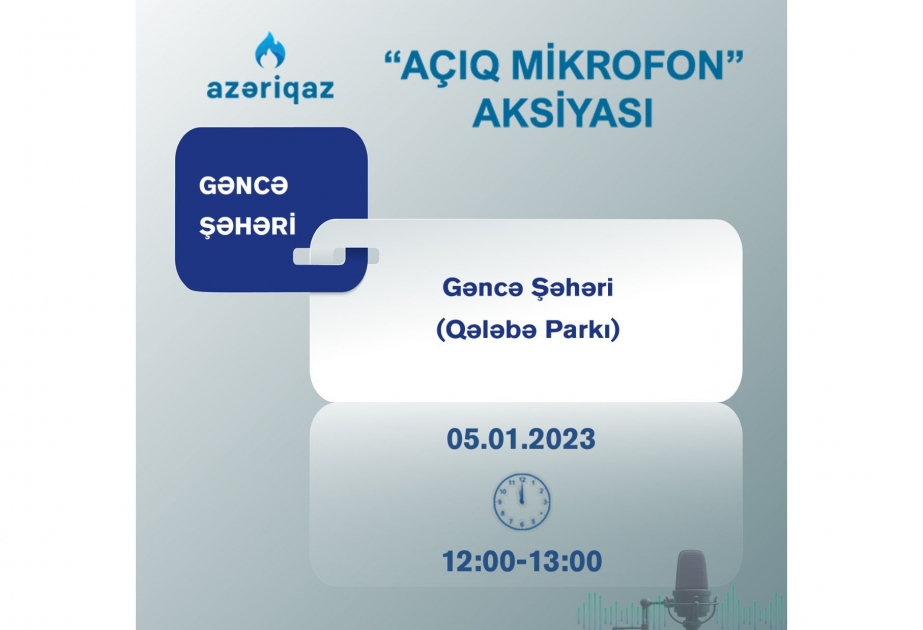 “Azəriqaz” Gəncə sakinlərinin problem və təkliflərini dinləyəcək