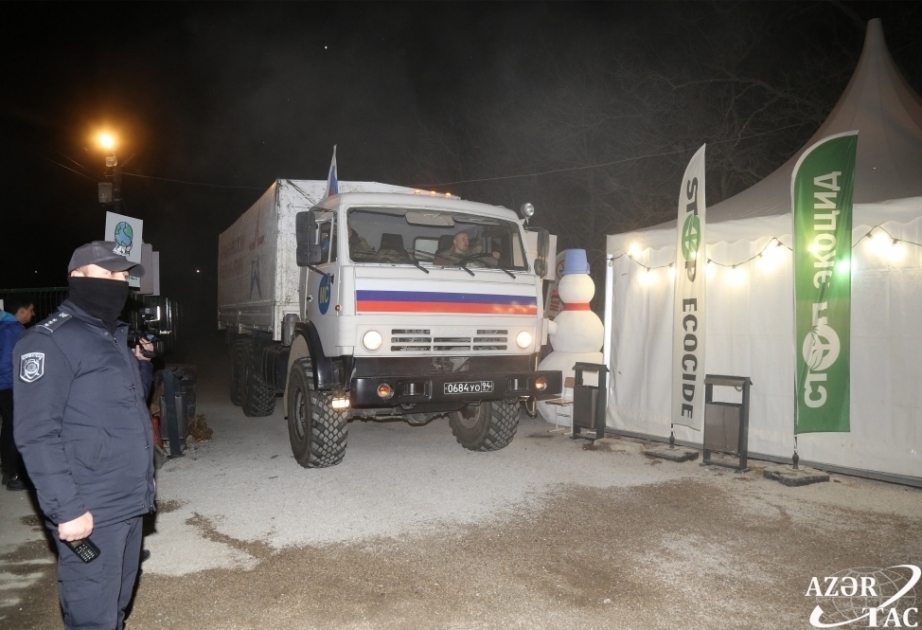 El paso sin obstáculos de los vehículos de las fuerzas de paz por la carretera de Lachin es un hecho innegable
