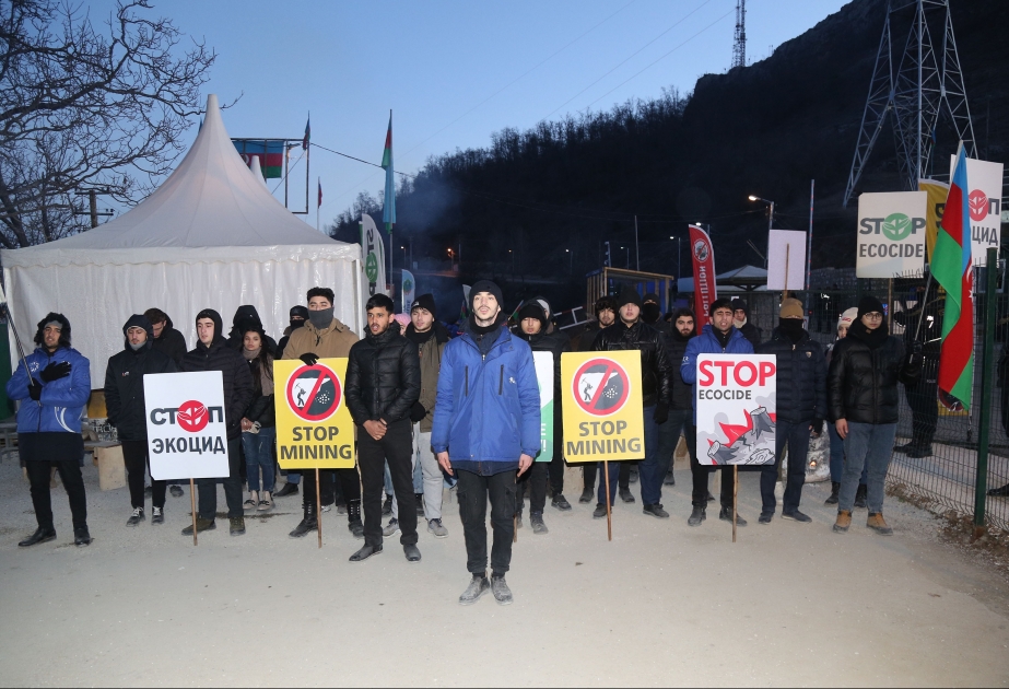 Laçın-Xankəndi yolunda Azərbaycan Himninin sədaları ucalıb