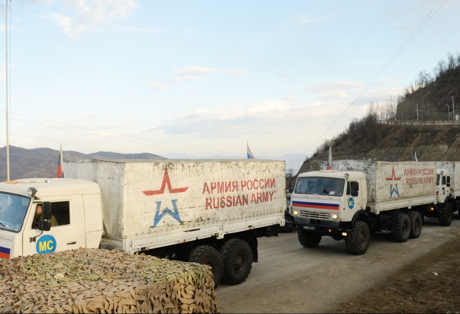 Laçın-Xankəndi yolu: Bu dəqiqələrdə sülhməramlılara aid dörd avtomobilin ərazidən keçidi təmin edilib