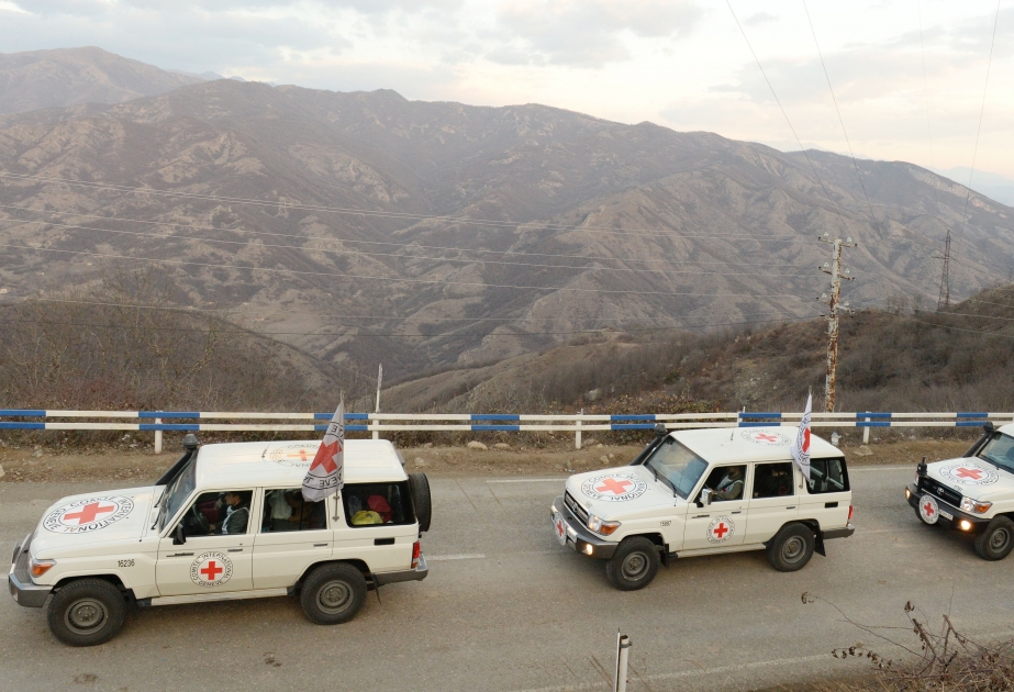 ICRC vehicles passed freely along Azerbaijan's Lachin road
