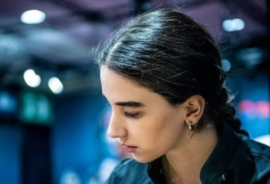 Azerbaijani female chess player competing at The Belt and Road 2023 World Chess Woman's Summit in China