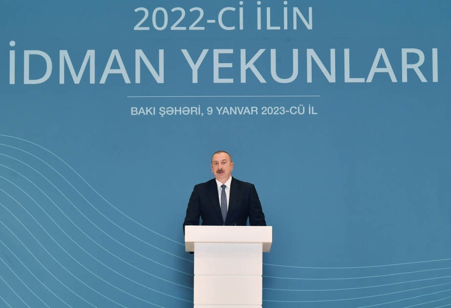 Ilham Aliyev : L’année dernière a été couronnée de succès pour le sport azerbaïdjanais