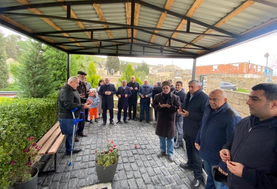 Vətən müharibəsi şəhidi Hacırza Rzayevin əziz xatirəsi yad olunub