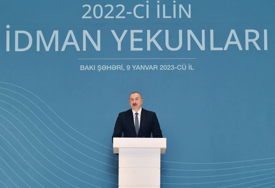 Президент Азербайджана: Проведение международных спортивных соревнований на освобожденных территориях имеет большое историческое значение