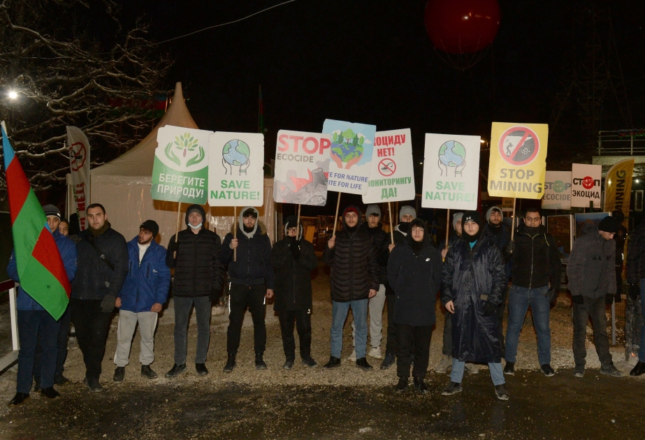 Şaxtalı gecə aksiya iştirakçılarının fəaliyyətinə əngəl yaratmır