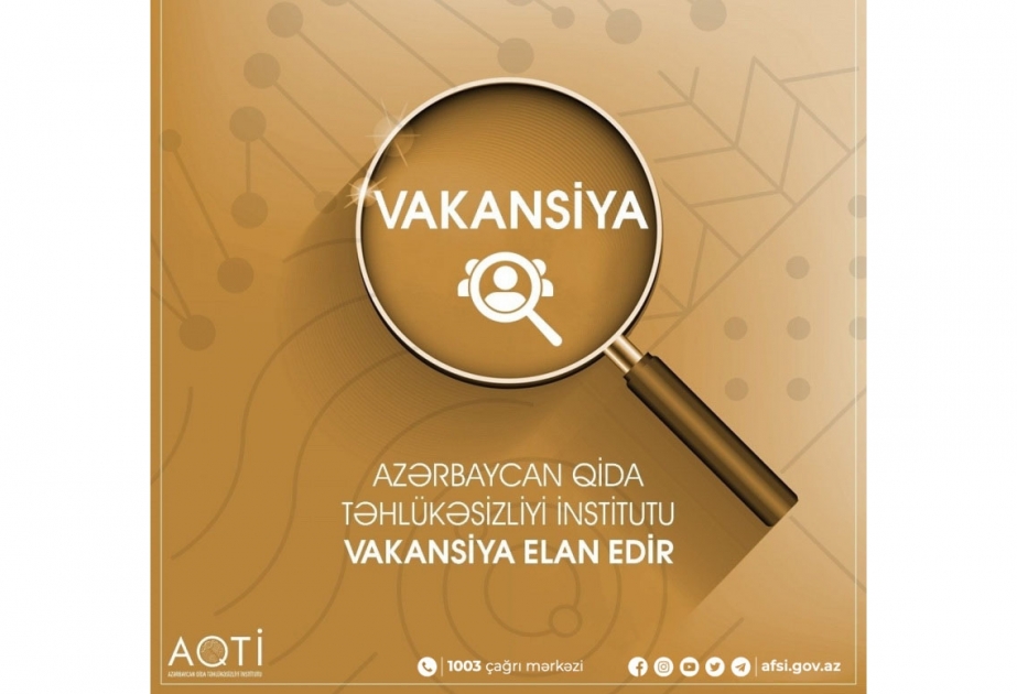 Sumqayıtda Qida Təhlükəsizliyi İnstitutunda olan vakant yerlərlə əlaqədar görüş keçiriləcək