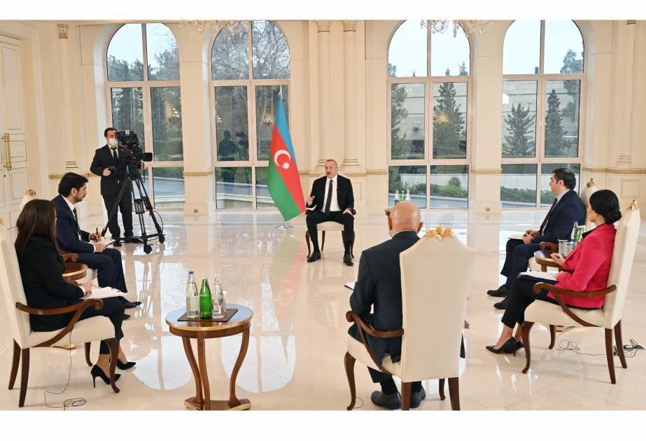 Prezident İlham Əliyev Azərbaycanın Transxəzər layihəsi ilə bağlı mövqeyini şərh edib