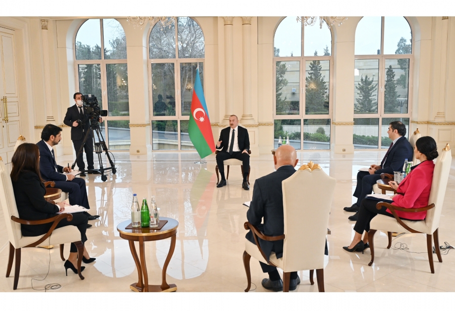 President Ilham Aliyev: Armenia is bending over backwards to include the Karabakh issue in a possible peace agreement