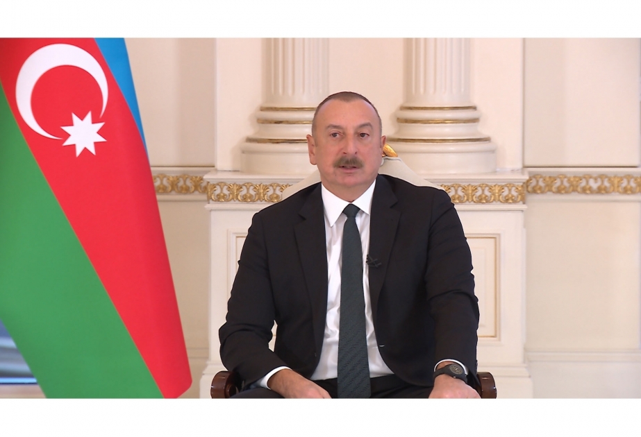 الرئيس الأذربيجاني يرفض تسييس موضوع خط انابيب الغاز العابر لبحر الخزر
