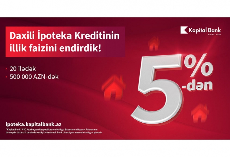 ®  Купите в новом году дом мечты с Kapital Bank!