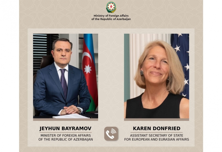 Azerbaijani FM, US Assistant Secretary of State discuss situation on Lachin-Khankandi road