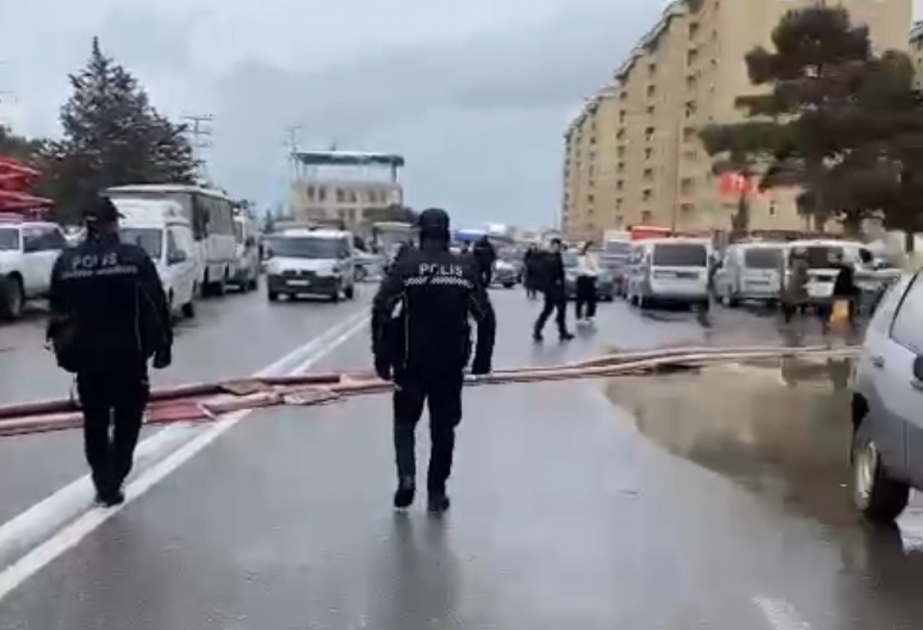 Yaşayış binasında yanğınla əlaqədar təhlükəsizlik tədbirləri görülür