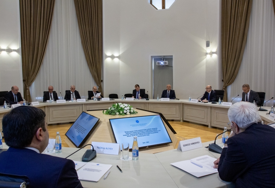 Xəzər dənizində bərpaolunan enerji üzrə su sahələrinin müəyyənləşdirilməsi müzakirə edilib