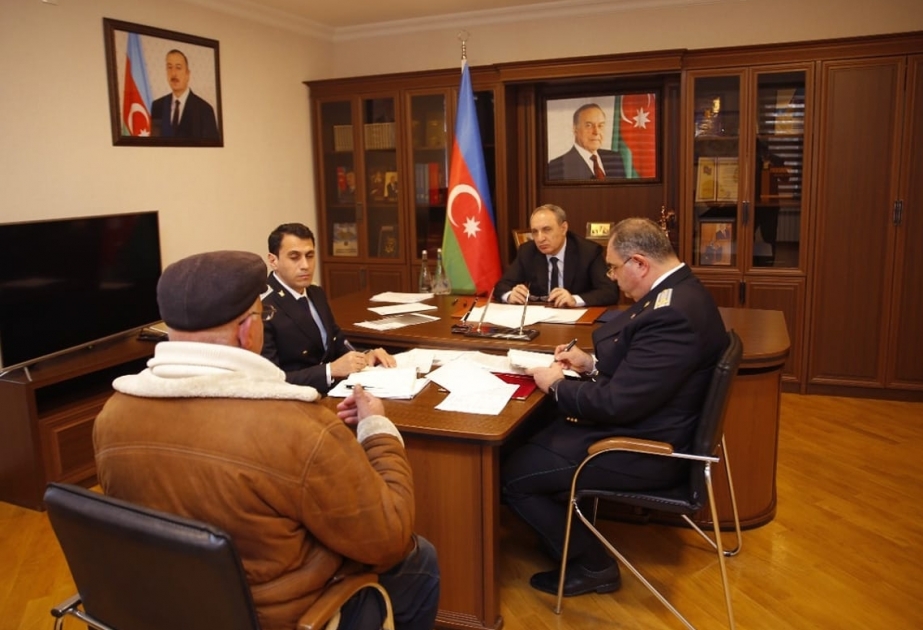 Baş prokuror Sabirabad rayonunda vətəndaşlarla görüşüb