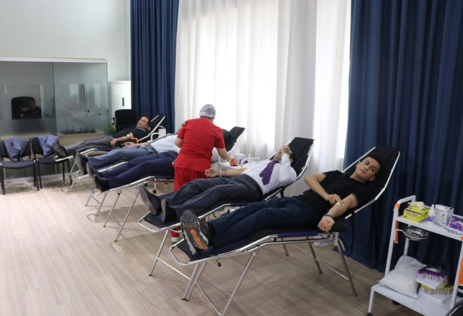 Ekologiya və Təbii Sərvətlər Nazirliyinin 200-dən çox əməkdaşı könüllü olaraq qan verib
