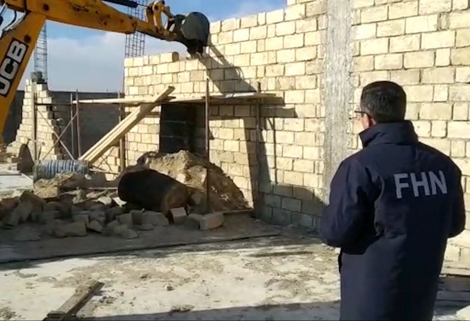 Sabunçuda qanunsuz tikinti işlərinin qarşısı alınıb