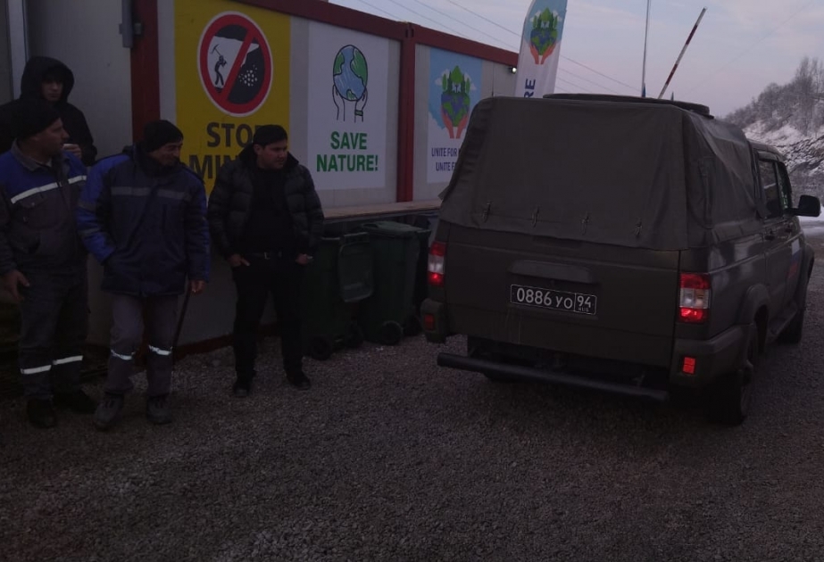 Sülhməramlıların daha bir avtomobili aksiya ərazisindən maneəsiz keçib