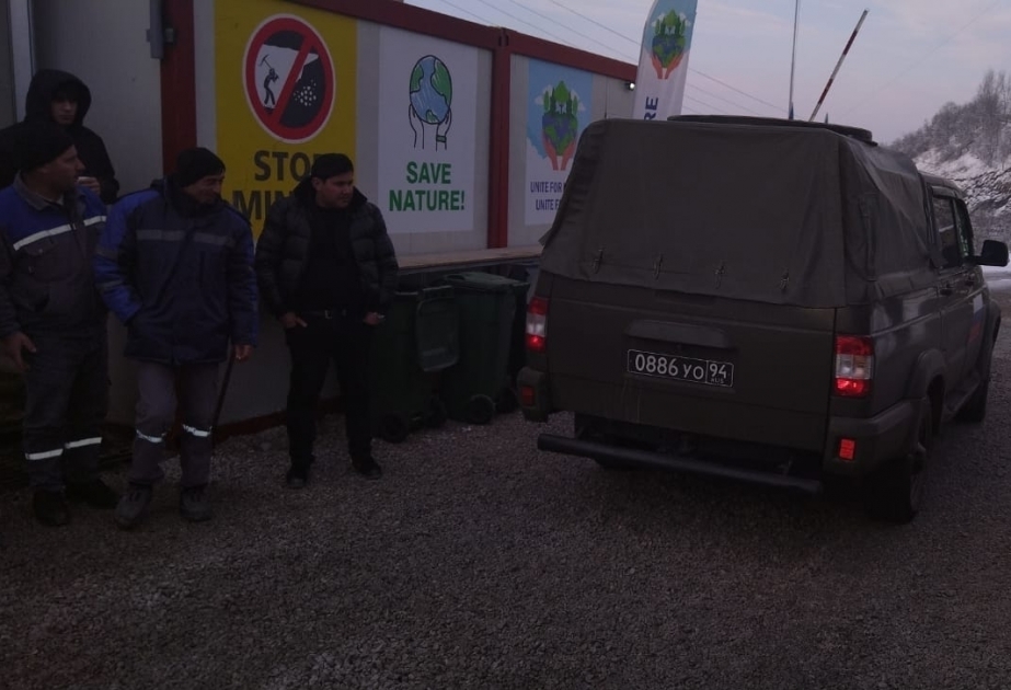 Russian peacekeepers’ passenger car passed through protest area without hindrance