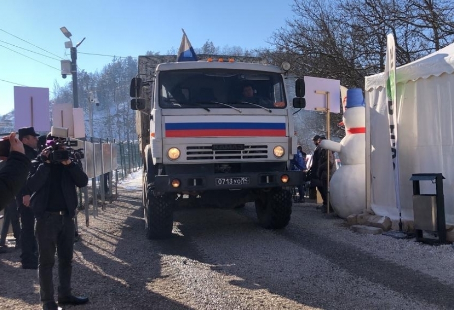Seven more supply vehicles belonging to Russian peacekeepers passed through protest area without hindrance
