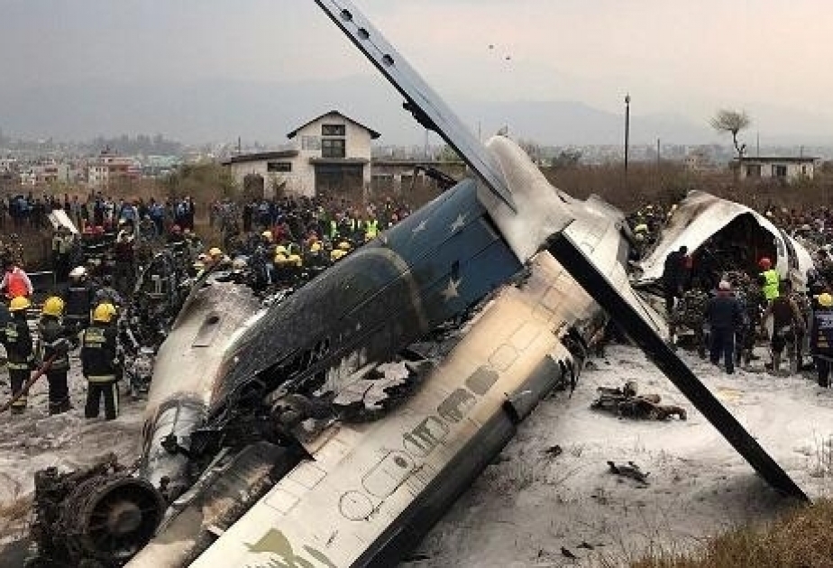 إعلان الحداد الرسمي في نيبال بعد مصرع 72 شخصا في تحطم طائرة ركاب في البلد