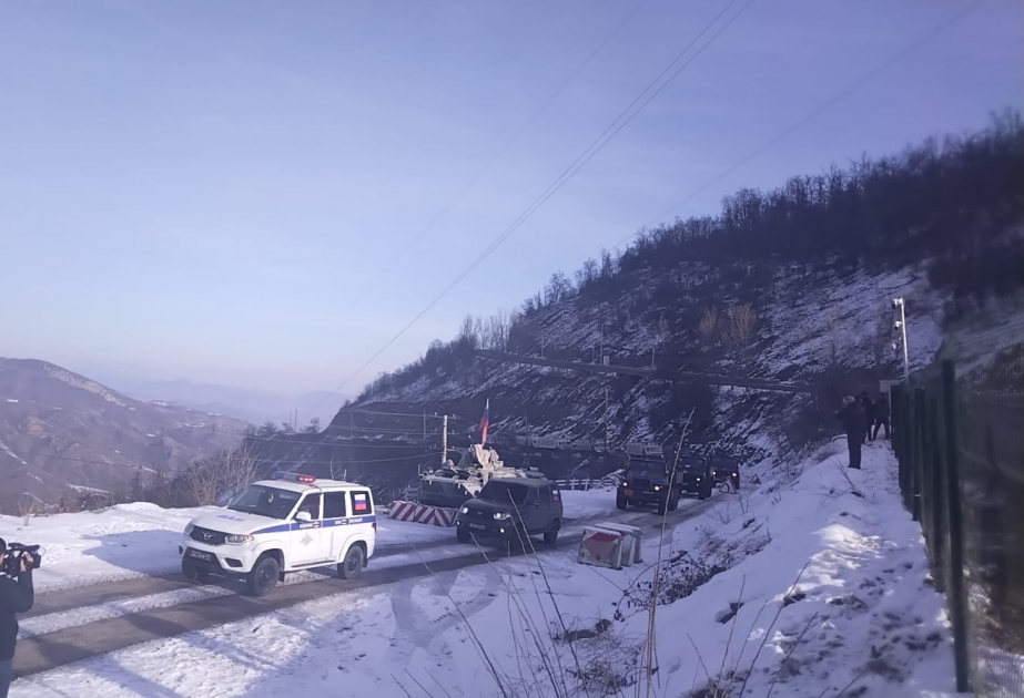 Russian peacekeepers’ vehicles passed through protest area without hindrance