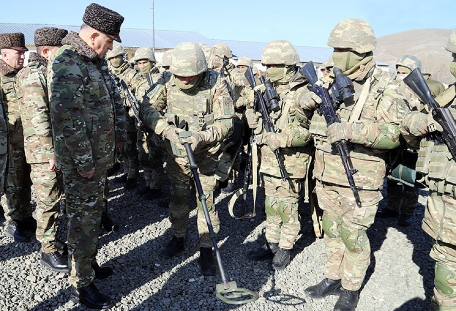 Leadership of Azerbaijan`s Defense Ministry visits Land Forces military units