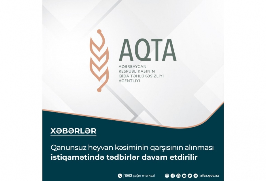 Qanunsuz heyvan kəsimi məntəqələri ilə əlaqədar tədbirlər görülüb