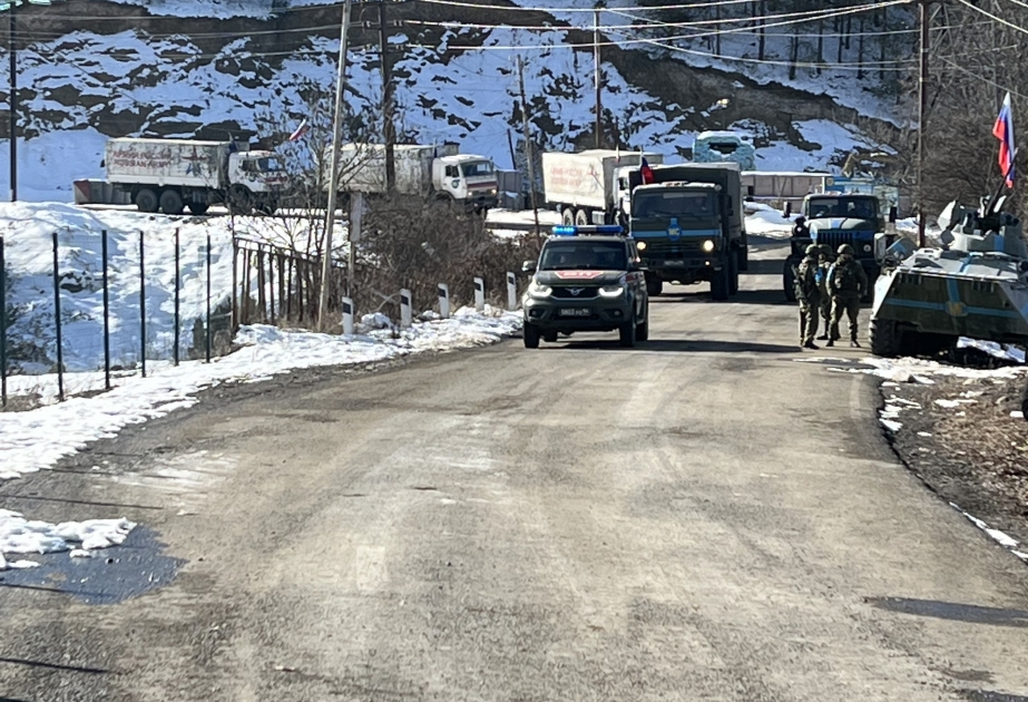 Seven more vehicles belonging to Russian peacekeeping contingent passed through protest area without hindrance