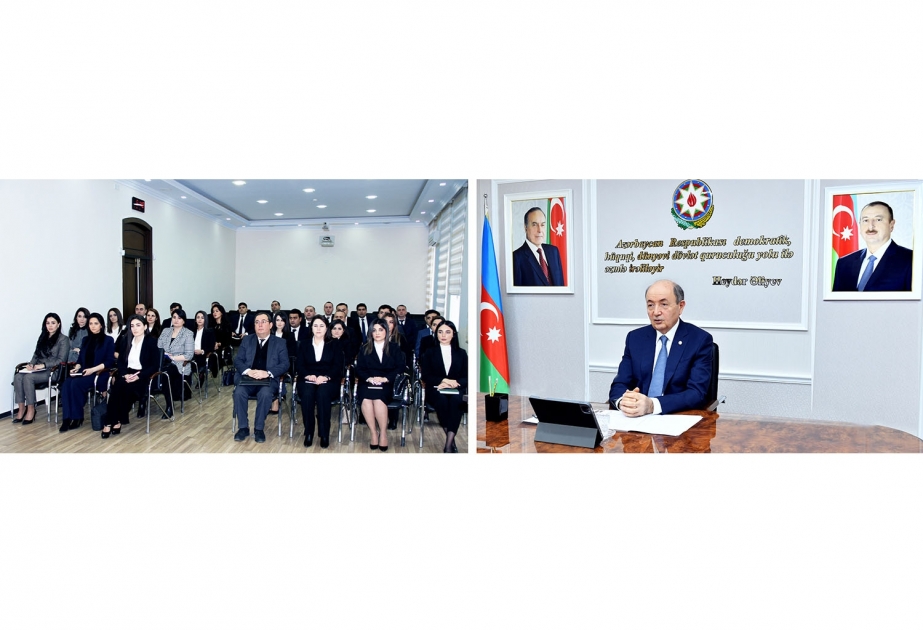 Hakimliyə namizədlərin tədris kursu hüquq sistemimizdə Heydər Əliyev dühası mövzusu ilə başladı