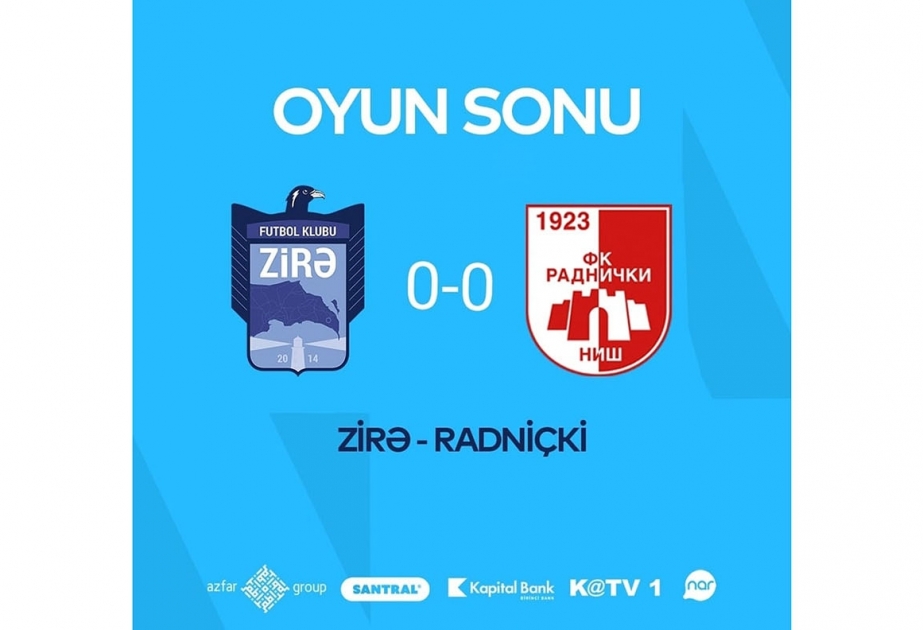“Zirə” - “Radniçki” matçında hesab açılmayıb