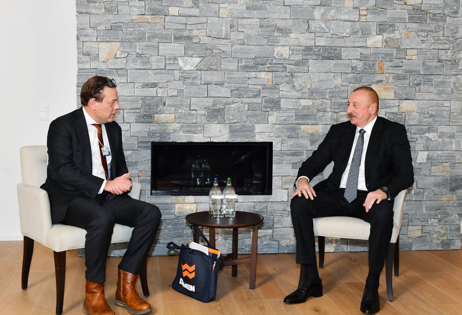 Azerbaijani President Ilham Aliyev`s visit to Switzerland President Ilham Aliyev met with CEO and shareholder of “Damen Shipyards Group” VIDEO