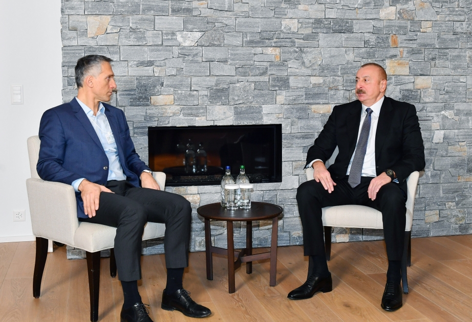 President Ilham Aliyev met with Chief Executive Officer of Signify in Davos VIDEO