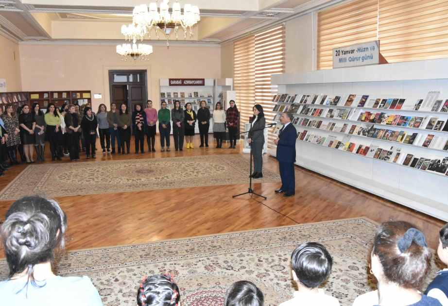 Milli Kitabxanada 20 Yanvar şəhidlərinin xatirəsi anılıb