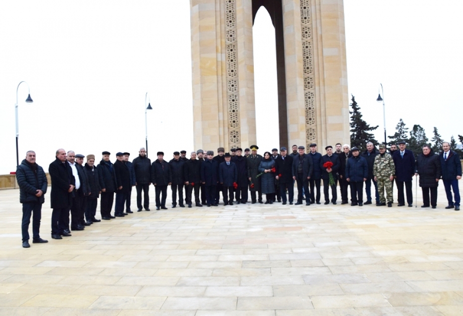 Veteranlar 20 Yanvar şəhidlərinin xatirəsini yad ediblər