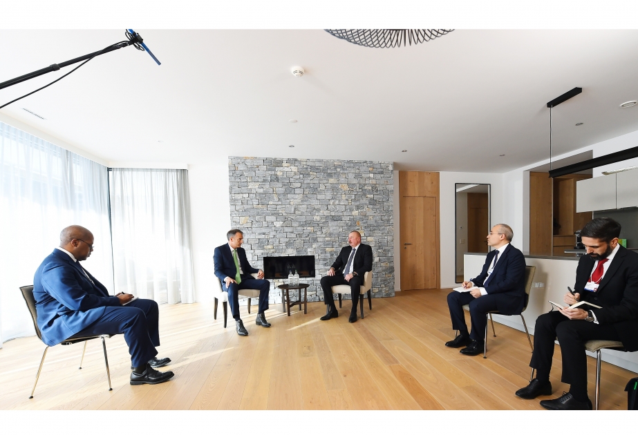 Expansion of Azerbaijan's energy projects discussed in Davos VIDEO