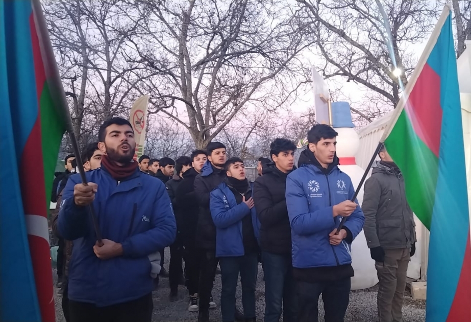 Peaceful protests of Azerbaijani eco-activists on Lachin-Khankandi road enter 39th day