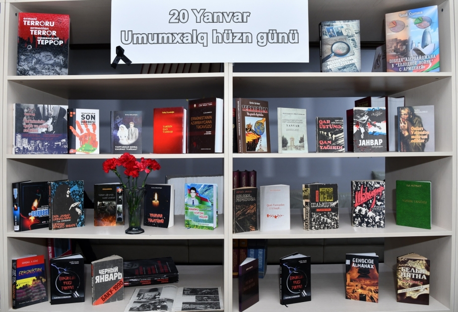 ADNSU-da 20 Yanvara həsr olunan kitab sərgisi açılıb