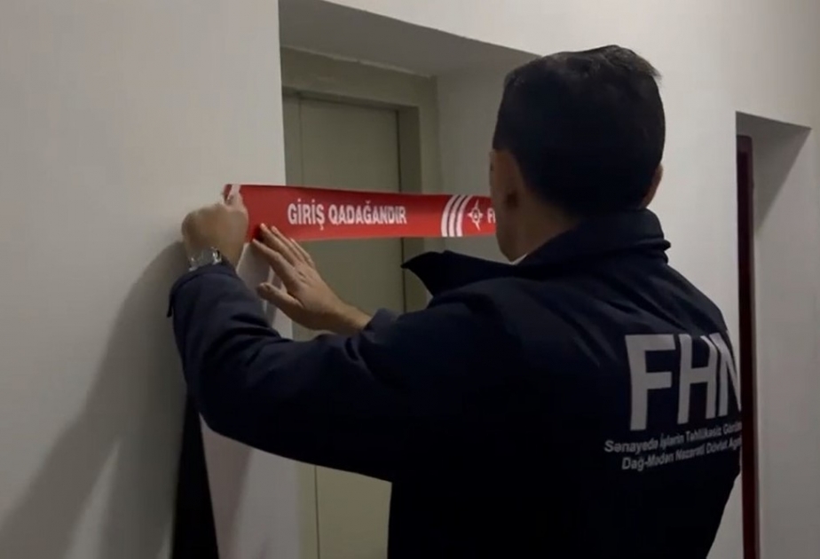 FHN təhlükəsizlik tələblərinə cavab verməyən liftin fəaliyyətini dayandırıb