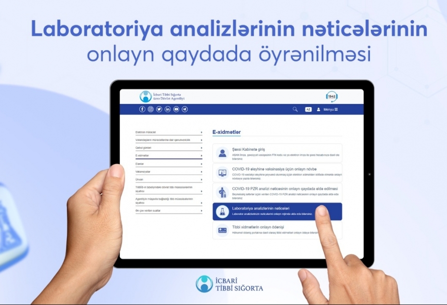 “Laboratoriya analizlərinin nəticələri” adlı elektron xidmətin əhatə dairəsi genişləndirilib