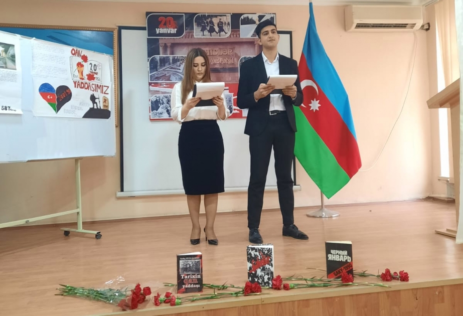 20 Yanvar şəhidlərinin qəhrəmanlığı Azərbaycan gəncləri üçün örnəkdir