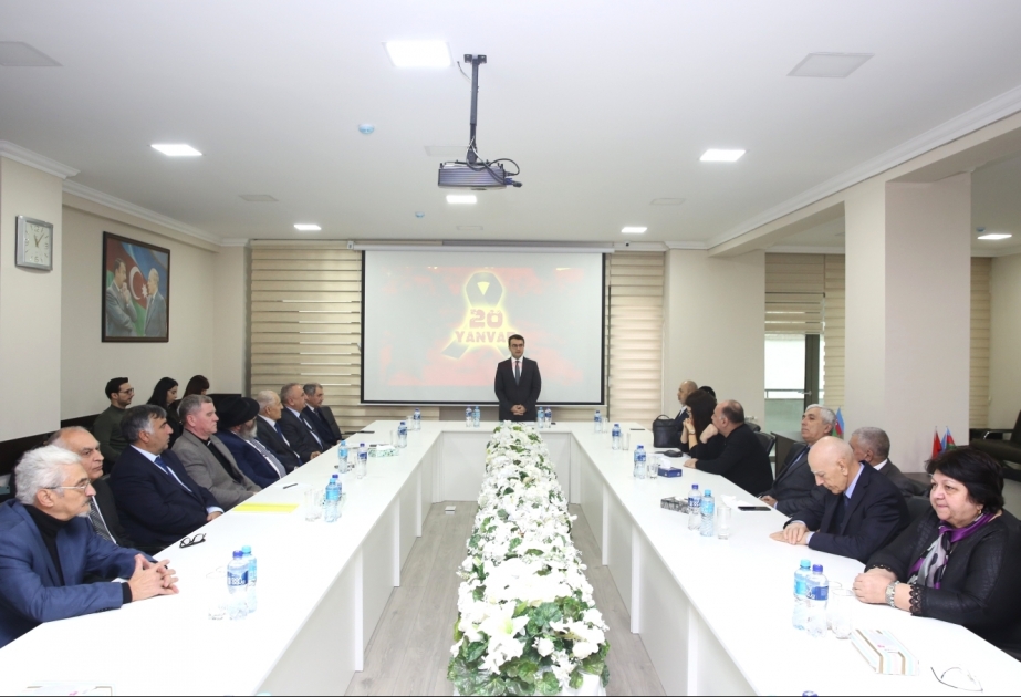 Bakı Beynəlxalq Multikulturalizm Mərkəzində 20 Yanvar şəhidlərinin xatirəsi anılıb