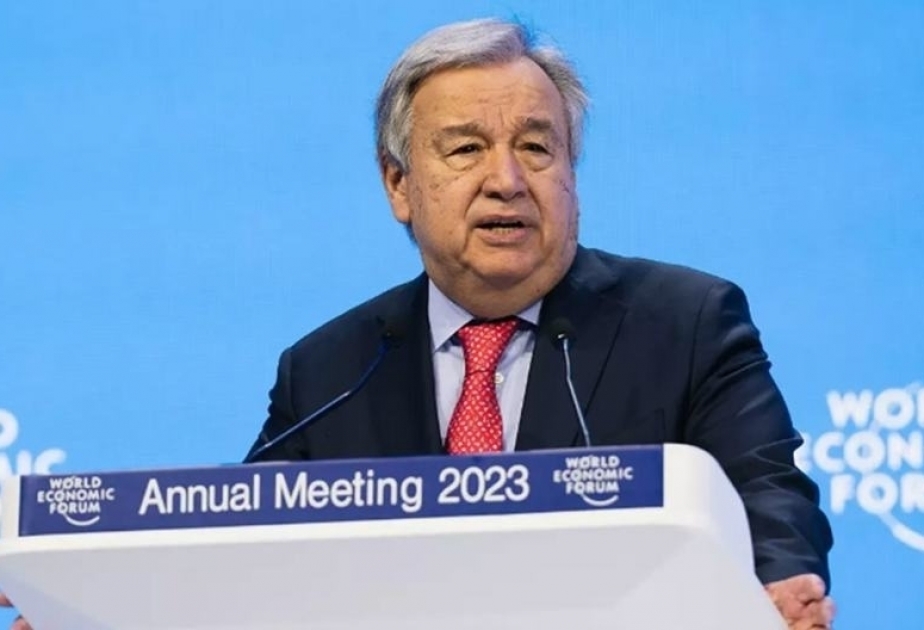 Antonio Quterreş təbiətlə müharibəni dayandırmağa çağırıb