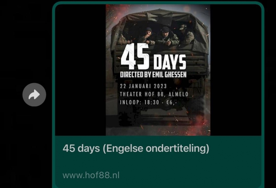 Niderlandda ermənilərin növbəti təxribatının qarşısı alınıb