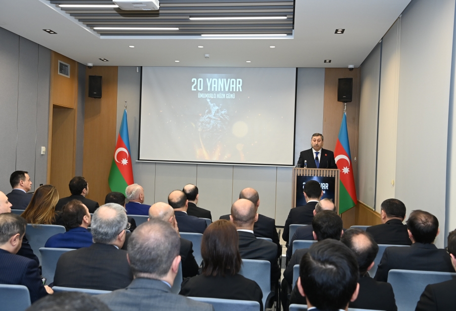 Xarici İşlər Nazirliyində 20 Yanvar faciəsinin qurbanları anılıb