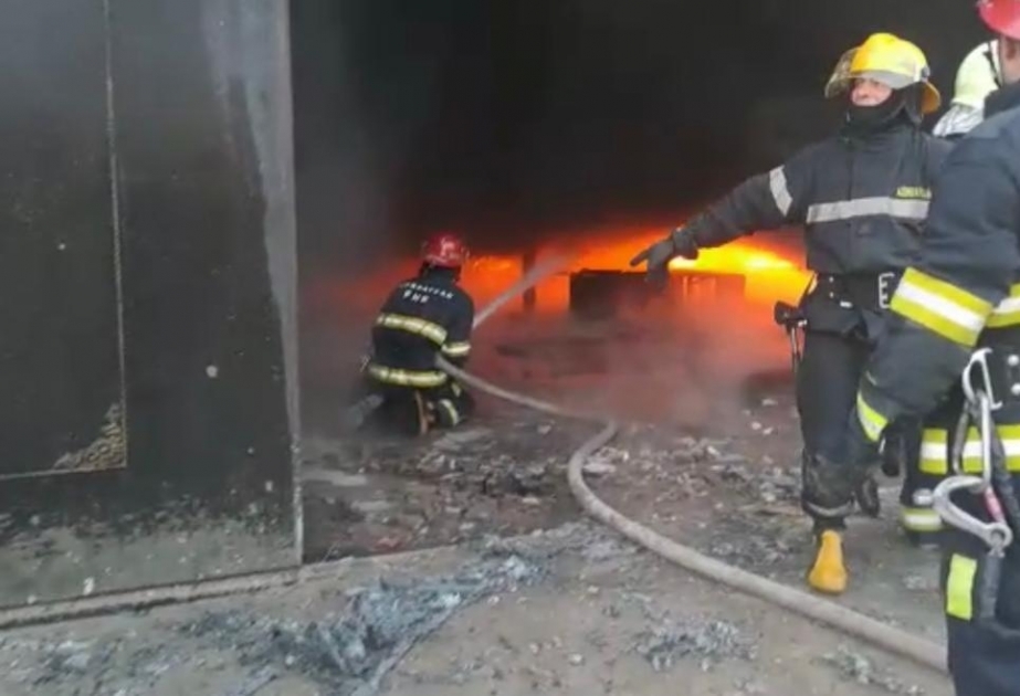 Binə qəsəbəsində baş vermiş yanğın söndürülüb