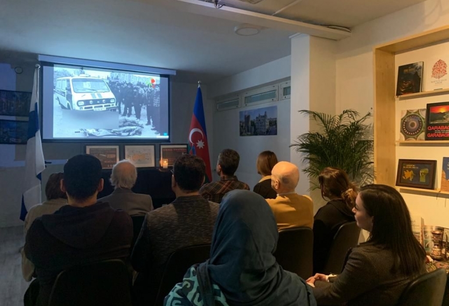Helsinkidə “20 Yanvar… Unutmadıq!” adlı anım guşəsi yaradılıb